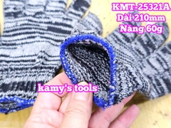 Bao tay găng tay sợi len muối tiêu loại dày dài 210mm nặng 60g kamytools KMT-25321A