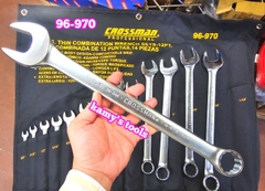 96-970 Bộ cờ lê vòng miệng hệ inch 14 chi tiết Crossman 3/8-1 1/4 inch