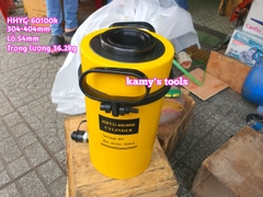 Kích thủy lực có lỗ 60 tấn HHYG-60100K TLP lỗ 54mm hành trình 304mm-404mm xác lớn nặng khoảng 36.2kg