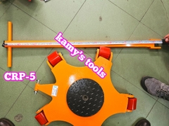 Con rùa lăn chuyển hàng xoay 360 độ 4 tấn CRP-5 với 5 bánh xe có tay cầm điều hướng Kawasaki