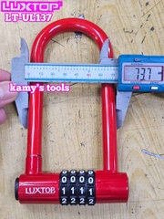 Ổ khóa số mật mã chữ U 4 chữ số Luxtop LT-UL137 càng dài 127mm
