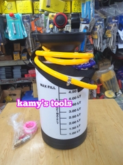 Bình bơm dầu cầu bơm dầu hộp số sàn số tự động khí nén 5 lít có van điều chỉnh áp suất