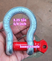 Ma ní omega chốt vặn ren 3.25 tấn 5/8 inch đường kính ty ren 19mm