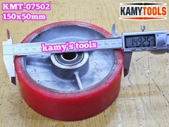 Bánh xe PU mâm gang 150mm 150x50mm Kamytools KMT-07502