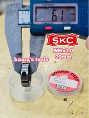 Bàn ren SKC M6x1.0 (6x1.0) đường kính 13/16 inch 20mm SKC-432006A