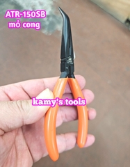 ATR-150SB Kìm mũi nhọn không răng loại cong mini Fujiya dài 150mm