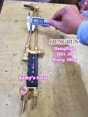 Tay cắt hơi oxy ga mỏ đèn cắt gió đá HengRun G01-30 nặng 380g dài 440mm