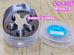 Bàn ren M16x1.5 M16x2.0 L+R+T (LRT) dụng cụ tạo ren ngoài bulong