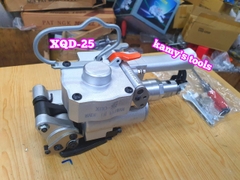 Máy đóng đai siết đai nhựa dùng khí nén pp pet 13-16-19-25mm XQD-25, siết hàn cắt 3 trong 1