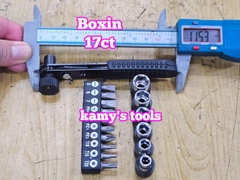 Bộ tuýp vít tự động đảo chiều Boxin 17 chi tiết BX-48405