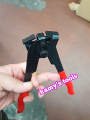 Dụng cụ kìm rút siết cắt, bấm kẹp phe dây đai thít inox chụp bụi đầu láp ô tô, kìm rút đai láp