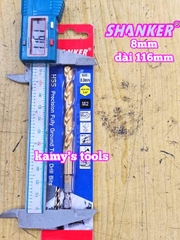 Mũi khoan sắt chuôi lục giác Shanker 6mm 7mm 8mm 9mm 10mm 12mm SK-62306 SK-62307 SK-62308 SK-62309 SK-62310 SK-62312