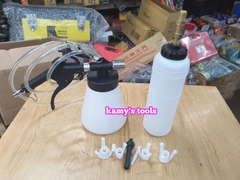 Bình hút dầu thắng, bộ hút xả gió thắng đĩa xe máy xe ô tô 0.75 lít khí nén Trigoldte