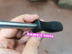Cán vặn đầu tuýp 1/4 inch dài 150mm cán nhựa đen chrome vanadium, cán vít