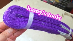 Dây cáp vải cẩu hàng bản dẹp 1 tấn, Hệ số 5:1, dài 1m-10m