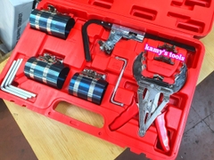 Bộ dụng cụ tháo lắp xéc măng, làm sạch cạo rãnh xéc măng, cổ dê vô bạc 9 chi tiết