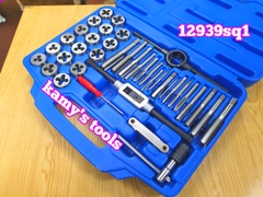 Bộ Taro bàn ren hệ inch 39 chi tiết Kingtony model 12939SQ1, bộ ta rô