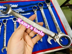 Bộ cờ lê vòng miệng tự động đảo chiều Kingtony 12212MRN 8-24mm (bộ vòng miệng tự động)