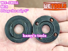 Ốc hãm máy mài bộ tán mài mặt bích kẹp đĩa cắt lưỡi đá mài M14 cho máy mài góc 125mm Wetools WT-54602
