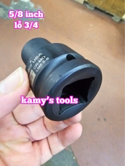 Tuýp 5/8 inch 15.8mm 16mm lỗ 3/4 inch đen ngắn dài 55mm Santa LM5 5-8