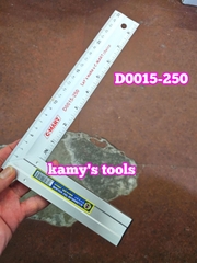D0015-250 Thước ke góc vuông hợp kim nhôm 250mm C-mart