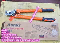Kìm cắt cáp điện lõi đồng nhôm Asaki 18 inch 450mm AK-8211 đường kính cắt 15mm