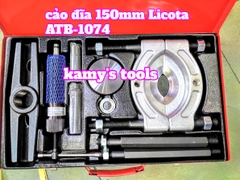 Bộ vam cảo đĩa chặn tháo vòng bi bạc đạn 105mm-150mm, bộ cảo dĩa mặt trăng Licota ATB-1074