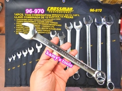 96-970 Bộ cờ lê vòng miệng hệ inch 14 chi tiết Crossman 3/8-1 1/4 inch