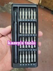 Bộ tua vít nam châm 24 chi tiết 6024 bằng thép sửa chữa điện thoại laptop máy móc tiện dụng đa năng
