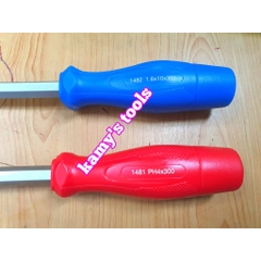 Tua vít đóng đầu bake dẹp 10x300mm Kingtony 14810412, 14821012 và 14x382mm (tô vít đóng)