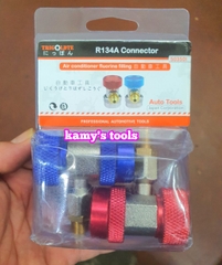 Cặp van nạp ga điều hòa cao áp và thấp áp xe ô tô R134A cao cấp 1 cặp 2 cái