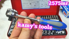 Bộ tuýp khẩu 1/4 inch 45 chi tiết hệ mét Kingtony model 2575MR 4mm-14mm