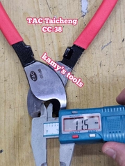 Kìm cắt cáp điện đồng nhôm 38mm2 TAC Taicheng CC-38 dài 220mm