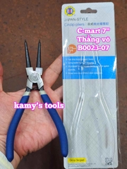 Kìm mở phe C-mart dài 7 inch 175mm thẳng ra B0022-07 thẳng vô B0023-07