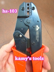 Kìm bấm cos đầu nón mũ chụp phủ nhựa Fasen HS-103 0.5-6mm2 dài 225mm