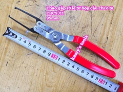 Kìm tháo gắp rơ le điện từ hộp cầu chì xe hơi ô tô mở tối đa 95mm dài 220mm Wetools CRC9311