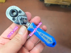 Cần siết tự động 1/4 inch 2 đầu vặn vít vặn tuýp 72 răng Kingtony 276A-04G dài 111mm