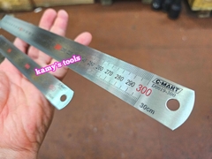Thước lá inox C-mart 150mm 300mm D0019-150 D0019-300