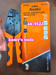 Kìm bấm cos ghim Asaki AK-9122 dài 9 inch 230mm 0.15-6mm2