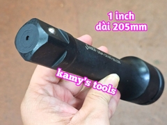 Cần nối khúc nối tuýp 1 inch Santa thép đen 8 inch 205mm cần tuýp nối 86-238 KHÔNG LỖ và CÓ LỖ