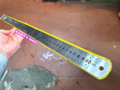 Thước lá inox 600mm (60cm) 2 hệ inch và mét bản 29mm hệ mét Berrylion