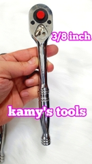 Cần tuýp tự động đảo chiều 3/8 inch cao cấp 24 răng, cần tự động đảo chiều