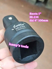 Cần tuýp nối khúc nối 1 inch Santa thép đen 4 inch 100mm 86-234