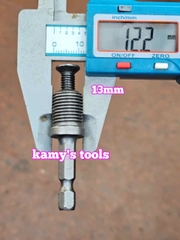 Đầu chuyển đuôi bắn vít 1/4 inch sang đầu khoan kẹp vặn ren 10mm 13mm Wetools DCYPH2-DK10 DCYPH2-DK13
