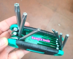 Bộ lục giác và bộ lục giác sao hoa thị xếp gọn bỏ túi 8 cây winshine