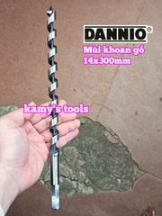Mũi khoan gỗ xoắn ốc đuôi lục giác 8mm 10mm 12mm 14mm 16mm 18mm 20mm 22mm 25mm dài 300mm Dannio
