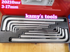 Bộ lục giác Kingtony 10 cây 3-17mm model 20210MR