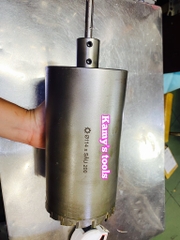 Mũi khoan rút lõi khoét lỗ xuyên tường 76mm 90mm 114mm dài 120mm hoặc 200mm Thắng Lợi