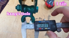 Ròng rọc đơn 1 tấn, puly sắt đơn 4 inch 100mm, puly 1 rãnh