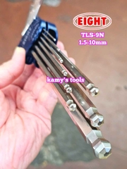 Bộ lục giác bi 9 chi tiết 1.5-10mm Eight TLS-9N